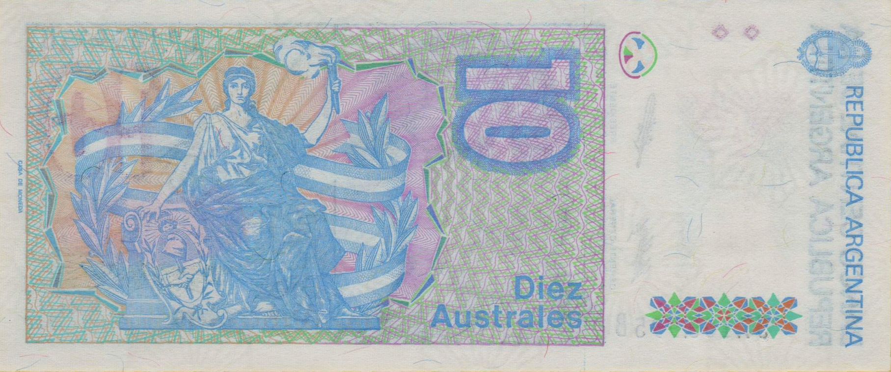 Argentina 10 1985 UNC P-325/b